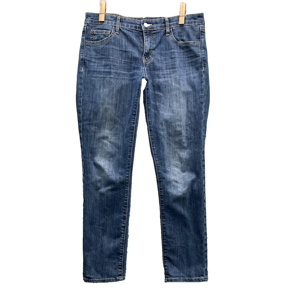 Gap Girlfriend Jeans Women 32x28* Classic Denim Relaxed‎ Boho Preppy 90's Casual